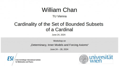 Preview of William Chan - Cardinality of the Set of Bounded Subsets of a Cardinal