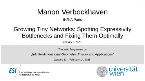 Preview of Manon Verbockhaven - Growing Tiny Networks: Spotting Expressivity Bottlenecks and Fixing Them Optimally