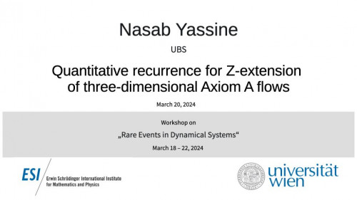 Preview of Nasab Yassine - Quantitative recurrence for Z-extension of three-dimensional Axiom A flows