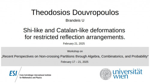 Preview of Theodosios Douvropoulos - Shi-like and Catalan-like deformations for restricted reflection arrangements.