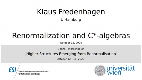 Preview of Klaus Fredenhagen - Renormalization and C*-algebras