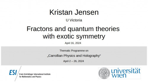 Preview of Kristan Jensen - Fractons and quantum theories with exotic symmetry