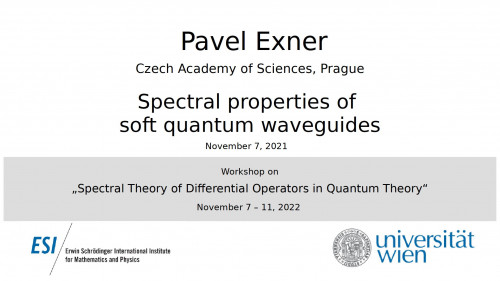 Preview of Pavel Exner - Spectral properties of soft quantum waveguides