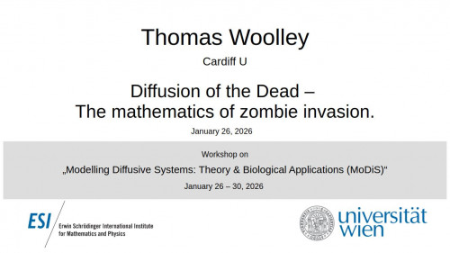 Preview of Thomas Woolley - Diffusion of the Dead – The mathematics of zombie invasion.