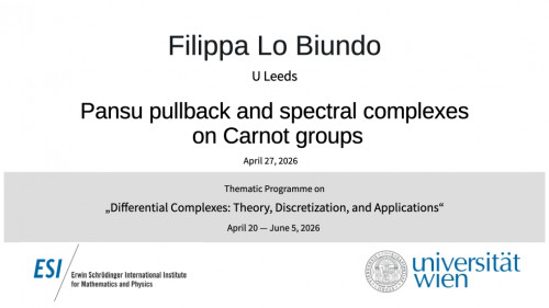 Preview of Filippa Lo Biundo - Pansu pullback and spectral complexes on Carnot groups