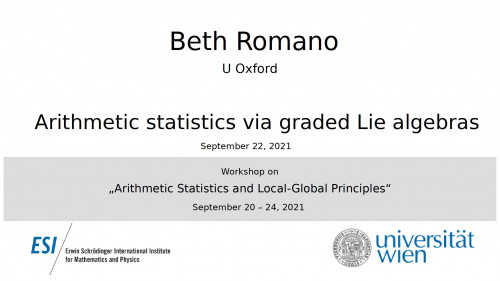 Preview of Beth Romano - Arithmetic statistics via graded Lie algebras