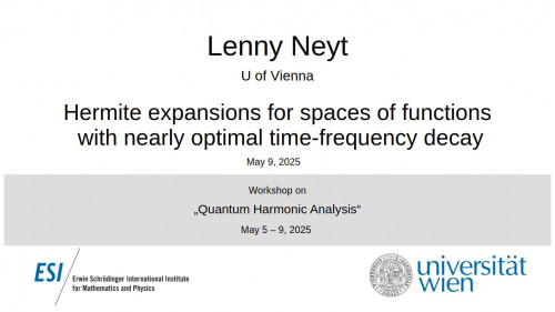 Preview of Lenny Neyt - Hermite expansions for spaces of functions with nearly optimal time-frequency decay
