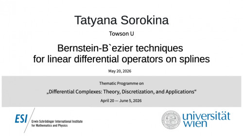 Preview of Tatyana Sorokina - Bernstein-B`ezier techniques for linear differential operators on splines